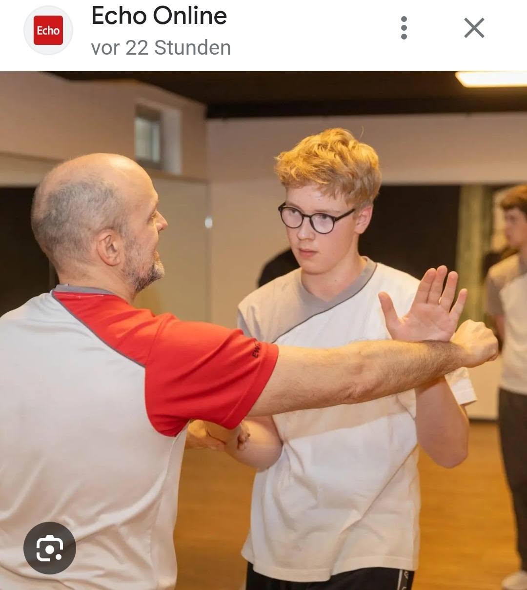 Zeitungsartikel über die Schule